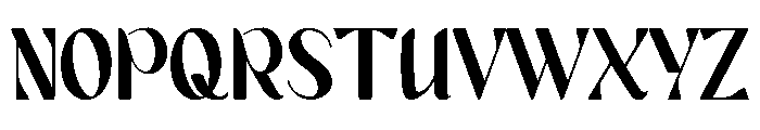 Mugheny Font UPPERCASE