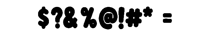Mugora Bold Font OTHER CHARS