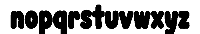 Mugora Bold Font LOWERCASE