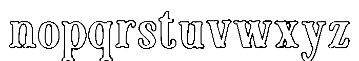 Muli Font LOWERCASE