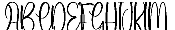 Multilayer Font UPPERCASE