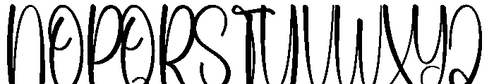 Multilayer Font UPPERCASE