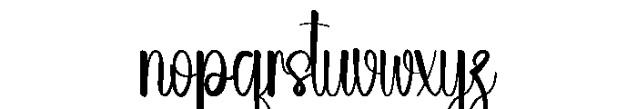 Multilayer Font LOWERCASE