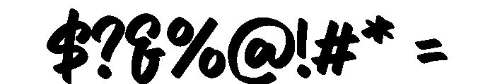 Mulyo King Font OTHER CHARS