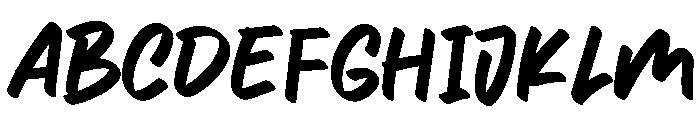 Mulyo King Font UPPERCASE