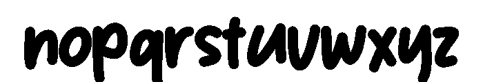 Mulyo Font LOWERCASE