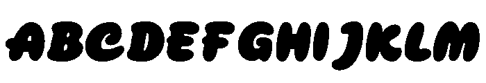 Munchero Regular Font UPPERCASE
