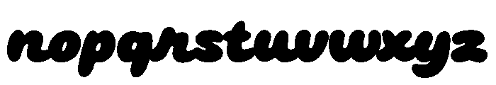 Munchero Regular Font LOWERCASE