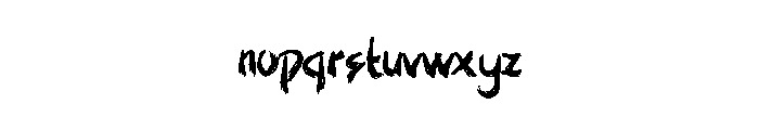 Muneban Regular Font LOWERCASE