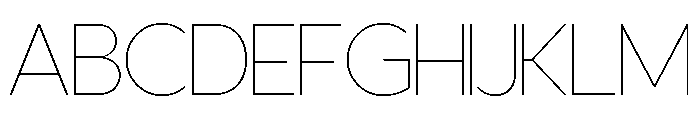 Munificence Thin FONT
