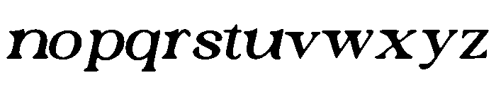 Muntingia Font LOWERCASE