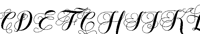MurahthatCalligraphy Font UPPERCASE