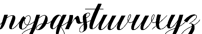 MurahthatCalligraphy Font LOWERCASE