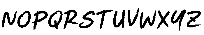 Murillage Notes Font UPPERCASE