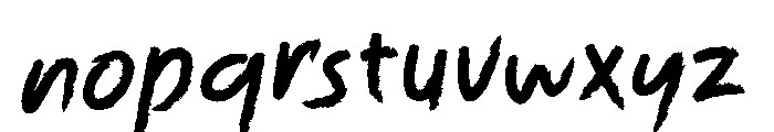 Murillage Notes Font LOWERCASE