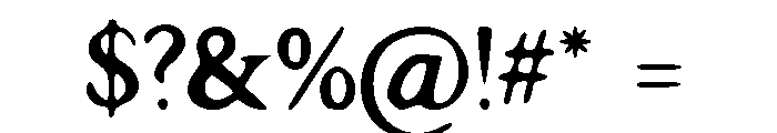 Murisa Agnelli Regular Font OTHER CHARS