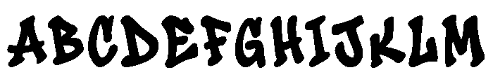 Murisa Dave Regular Font UPPERCASE