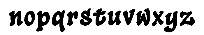 Murisa Dave Regular Font LOWERCASE