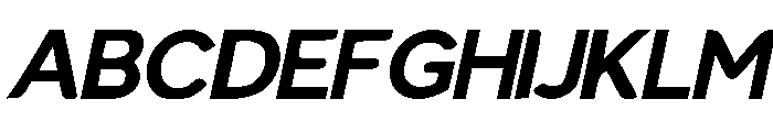 Murisa Edoardo Bold Italic Font UPPERCASE