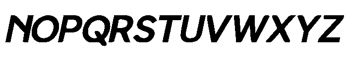 Murisa Edoardo Bold Italic Font UPPERCASE