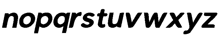 Murisa Edoardo Bold Italic Font LOWERCASE