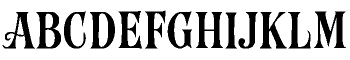 Murisa Evelyn Regular Font UPPERCASE