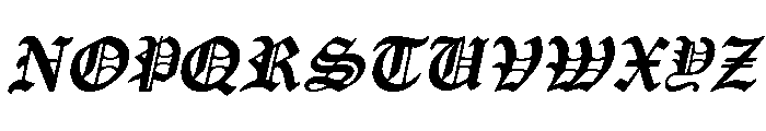 Murisa Fazio Italic Font UPPERCASE