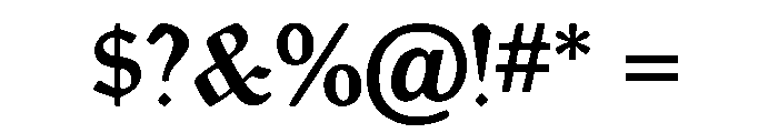 Murisa Fazio Regular Font OTHER CHARS