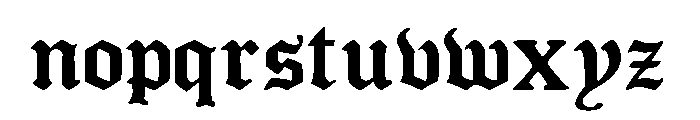 Murisa Fazio Regular Font LOWERCASE