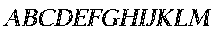 Murisa Giancarlo Italic Font UPPERCASE