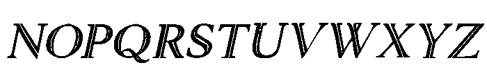 Murisa Giancarlo Italic Font UPPERCASE