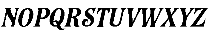 Murisa Nathalia Italic Font UPPERCASE