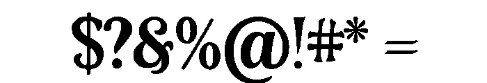 Murisa Nathalia Regular Font OTHER CHARS