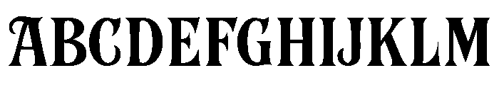 Murisa Nathalia Regular Font UPPERCASE