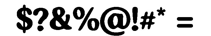 Murisa Steven Bold Font OTHER CHARS