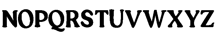Murisa Steven Bold Font UPPERCASE