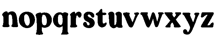 Murisa Steven Bold Font LOWERCASE