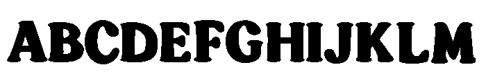 Murisa Steven Heavy Font UPPERCASE