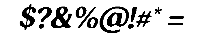 Murisa Steven Italic Font OTHER CHARS