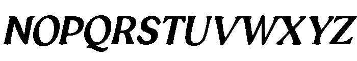 Murisa Steven Italic Font UPPERCASE