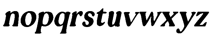 Murisa Steven Italic Font LOWERCASE