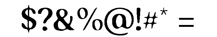 Murisa Steven Light Font OTHER CHARS