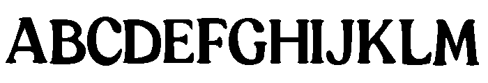 Murisa Steven Regular Font UPPERCASE