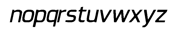 Murisa Suchtelen Italic Font LOWERCASE