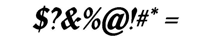 Murisa Temiz Italic Font OTHER CHARS