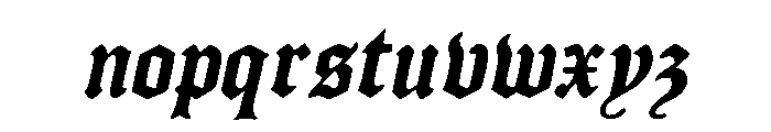 Murisa Temiz Italic Font LOWERCASE