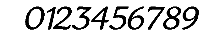 Murisa Vandehaere Italic Font OTHER CHARS