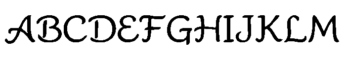 Murisa Vandehaere Regular Font UPPERCASE