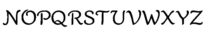 Murisa Vandehaere Regular Font UPPERCASE