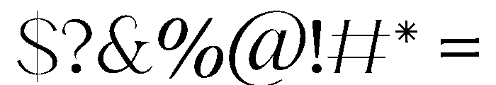 Murise-Regular Font OTHER CHARS